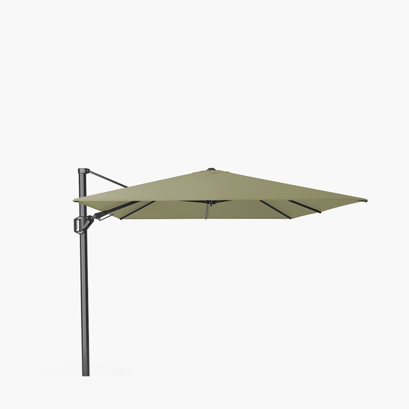Chasiti 350cm X 260cm Rectangular Cantilever Parasol, Green