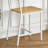 2 - Person Dining Table Set,Modern Style 3 Pieces Counter Height Bar With 2 High Back Dining Chairs For Small Space-494759004