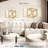 Abstract Geometric Cream Cube Illusion Multi Piece Canvas Print On Canvas 4 Pieces by Jonathan A. Set-93062591