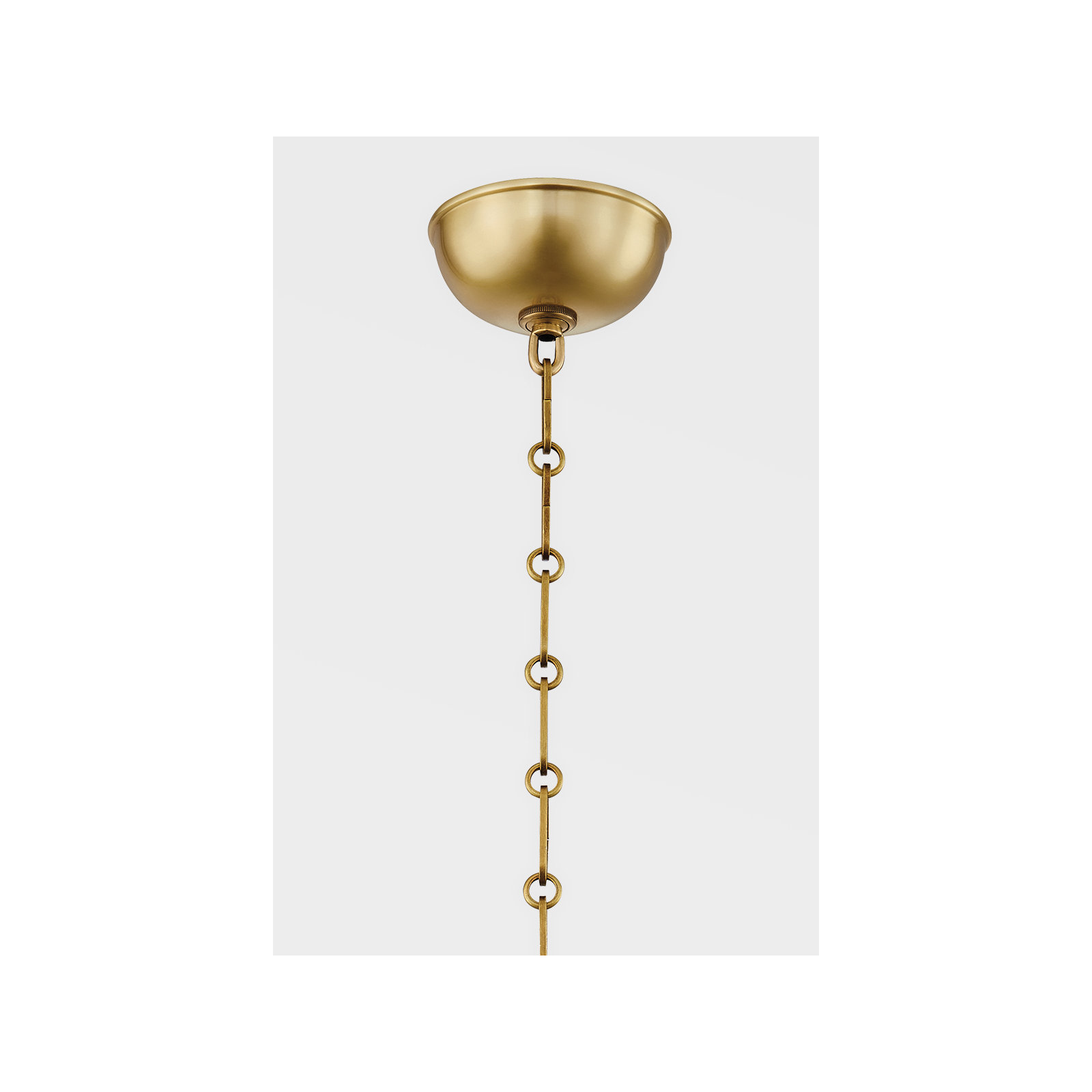 Painted No. 3 Flush Mount by Mark D. Sikes, White/Gold