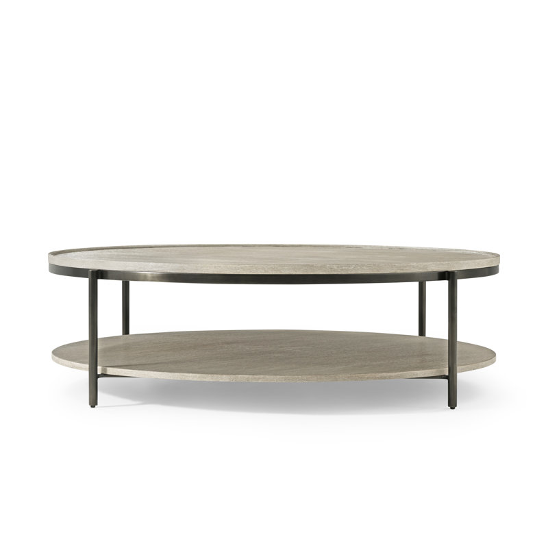 Repose Solid Wood Coffee Table, Gray