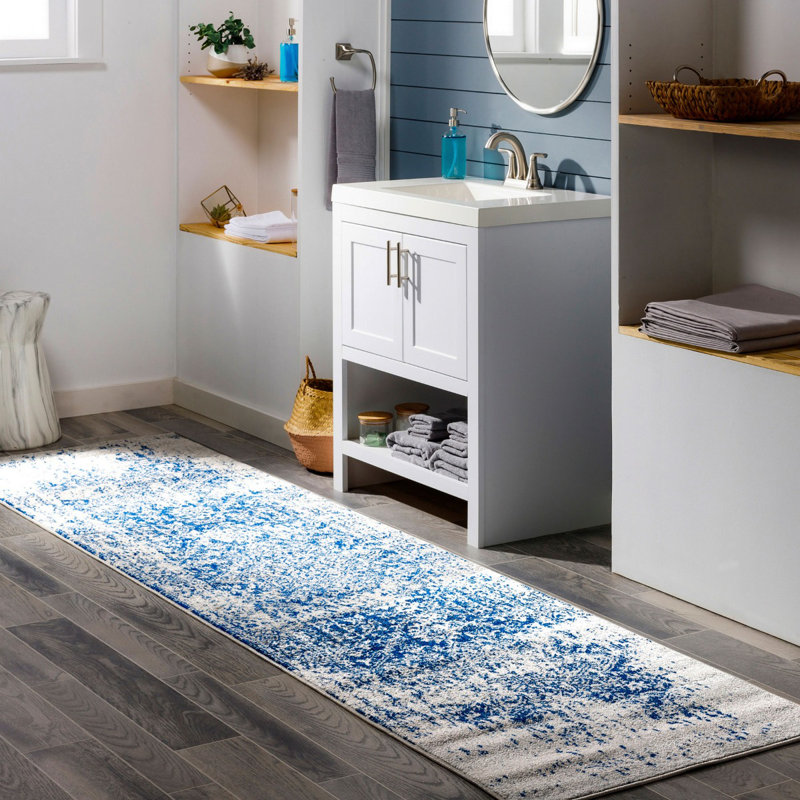 Beyanka Floral Machine Tufted Area Rug, Rectangle 80 x 150 cm