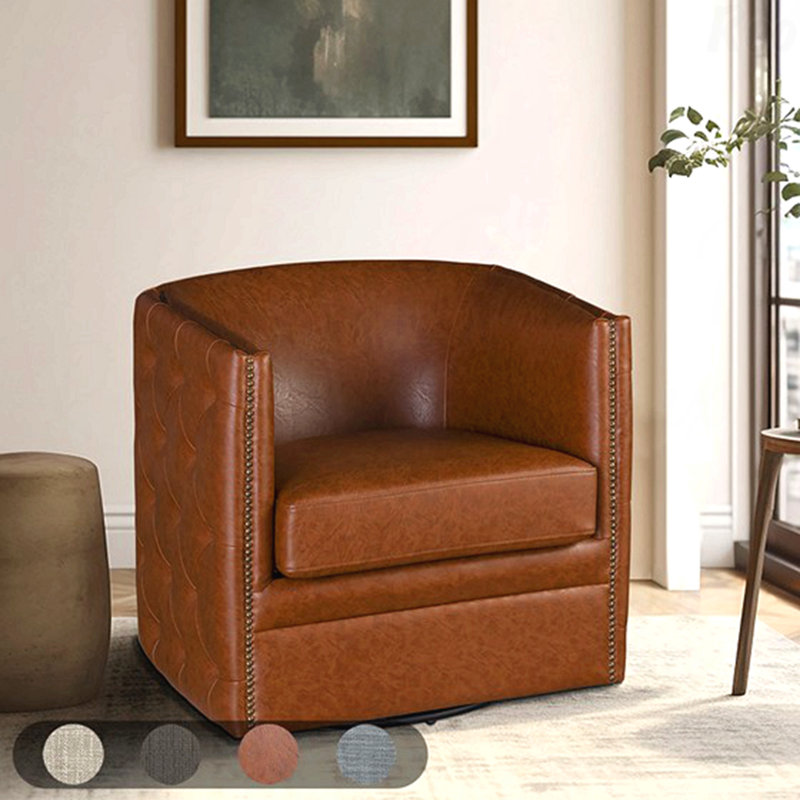 Chaise capitonnée Capstone Design parfaite pour les salons modernes