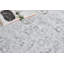 Rectangle Oriental Hand Loomed Wool/Bamboo Slat/Seagrass Area Rug in Ivory/Silver-1733717640
