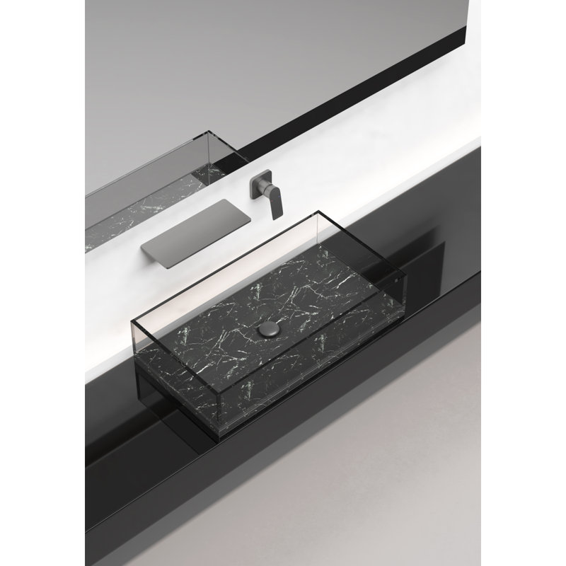 Waterfall Bathroom Sink Faucet, Gunmetal
