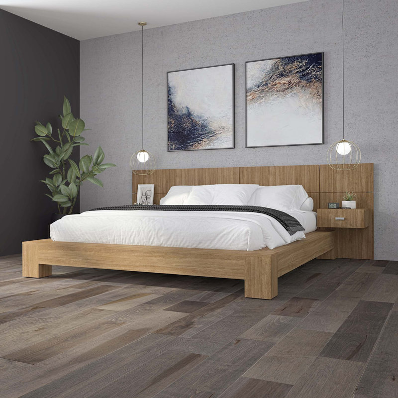 Zen Collection - (1) Headboard – Easy Assembly, Brown, Full / Double