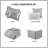 6 Piece Cotton Comforter Set Grey-119417327