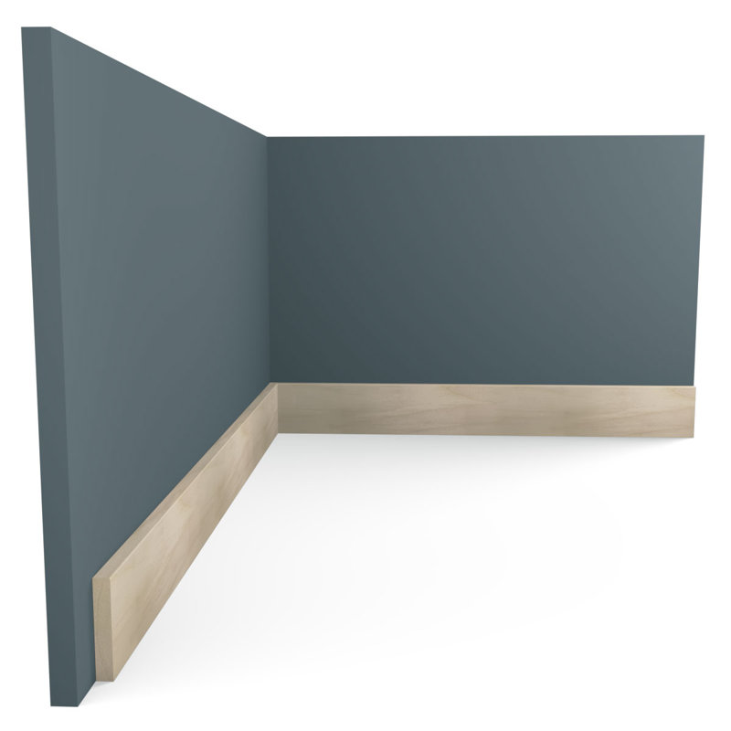 Moulure de treillis en bois franc massif de qualité D une quincaillerie de 1/4 po x l 1 1/2 po x P 96 po., Peuplier