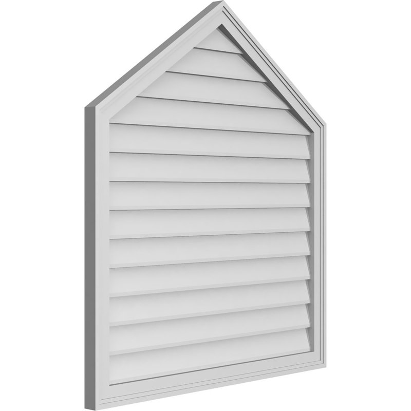 Ventilé à pignon non-fonctionnel Signature, H 40 po x l 36 po x P 1,5 po