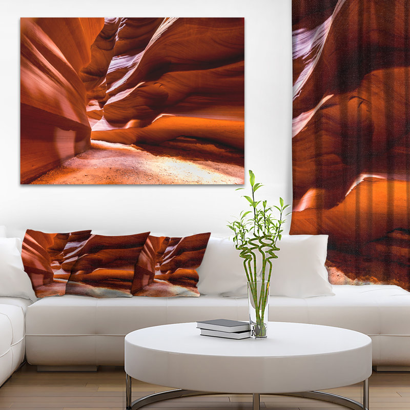 « souffle antilope canyon », impression sur toile tendue, H 30 po x l 40 po x P 1 po