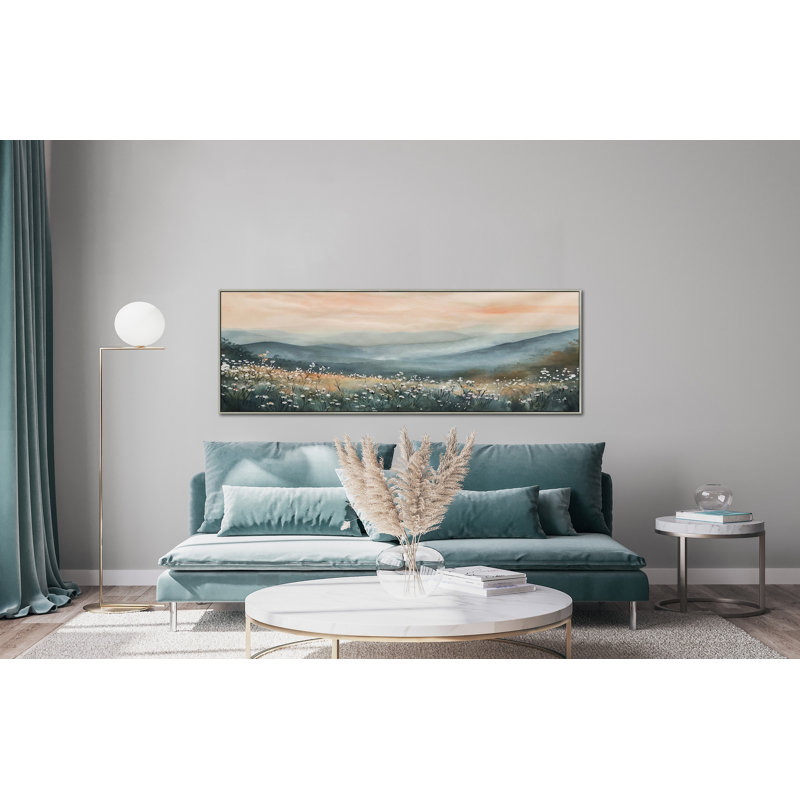 Twilight Meadow Canvas Wall Art