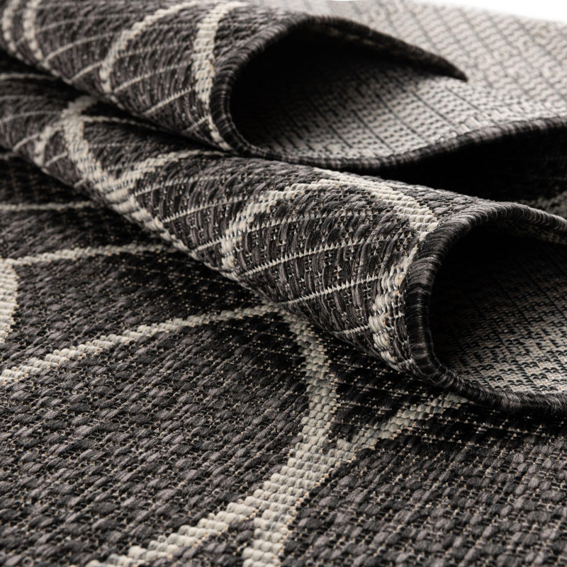 Tapis d'extérieur Charcoal_Unique Loom, Rectangle 2 pi x 3 pi 1 po
