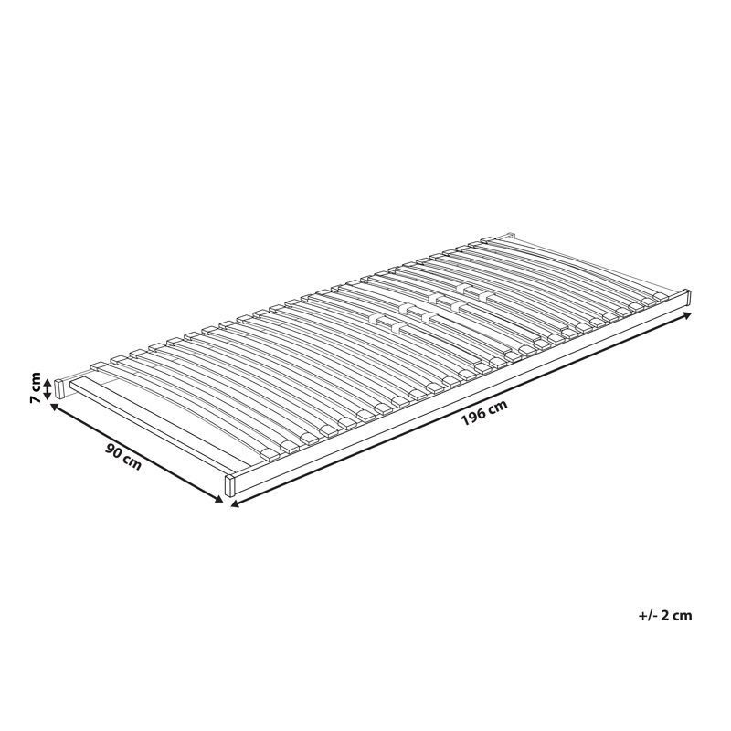 Swarit Solid Wood Bed, European Single (90 x 200cm)