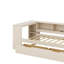 Lit plateforme simple avec tablettes, tiroirs, station de charge et tête de lit tapissier-2107955338-2107955339