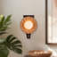 Furrow 12-in Red Wall Sconce-1436334352