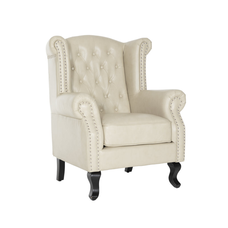 Panavista Wingback Chair, Cream