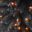Le demi-arbre d'Halloween avec lumières oranges 6 pi The Holiday Aisle®