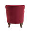 Velour Upholstered Armchair-1187404972