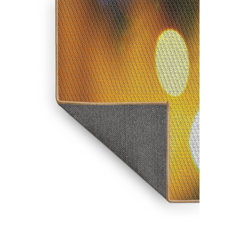 Tapis jaune Anthonette, Rectangle 5 pi x 7 pi