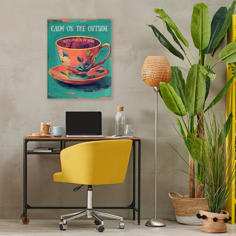 Révolution sur toile, design par Sara Culpepper, H 30 po x l 24 po