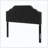 Tufted Upholstered Headboard With Solid Wood Durable Metal Legs Adjustable Height Nailhead Trim And Modern Button Tufted Fabric For Bedroom-523193028