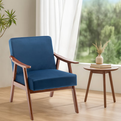 Maret 30.71'' Wide Classic Accent Chair Armchair Reception Chair Reading Chair