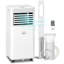 Climatiseur 10 000 BTU, unité CA silencieuse avec télécommande, blanc