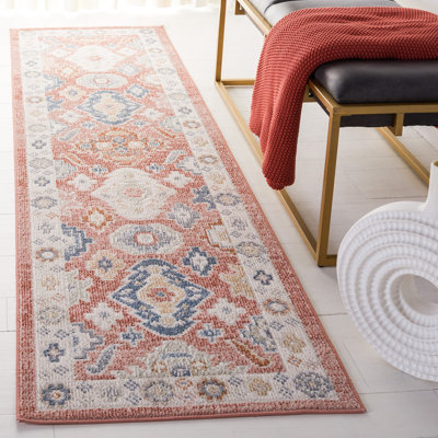 Huguenot Machine Washable Oriental Area Rug 