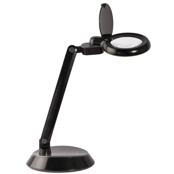 Johniel Adjustable Magnifier Led Table Clamp Lamp 10X Magnifying Glass Desk  Reading Lamp