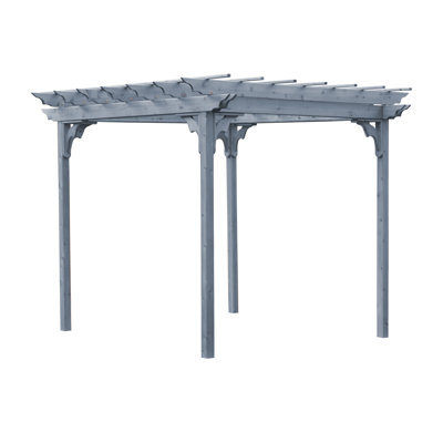 Pergola en bois massif