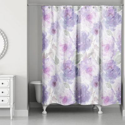Adamczyk Floral Shower Curtain