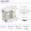 Meuble-lavabo 4 tiroirs avec porte-serviettes Heywood-1245188486