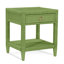 Table de chevet 1 tiroir en rotin avec plateau en verre et tablette de rangement Warwick-62152063-94947149