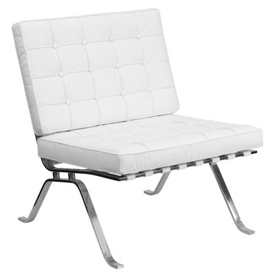Chaise longue sans accoudoirs capitonnée Streetman LeatherSoft