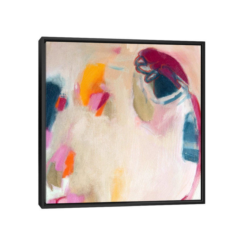 «Bundled Parallels III», reproduction d'art sur toile tendue, H 26 po x l 26 po x P 1,5 po, Toile avec cadre noir