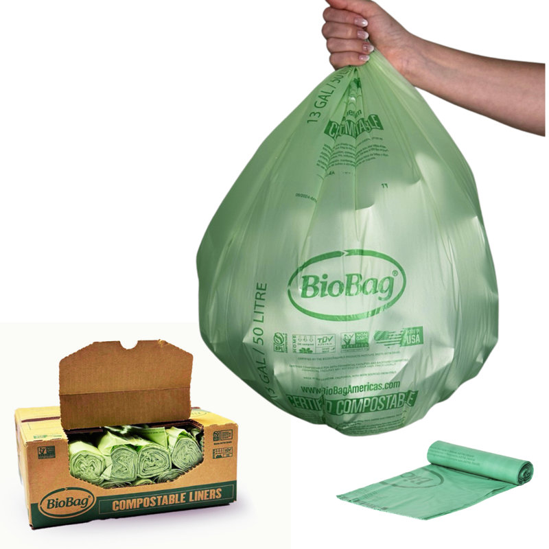 Sac à déchets 13 gallons 100% Biobag, 13 gallons