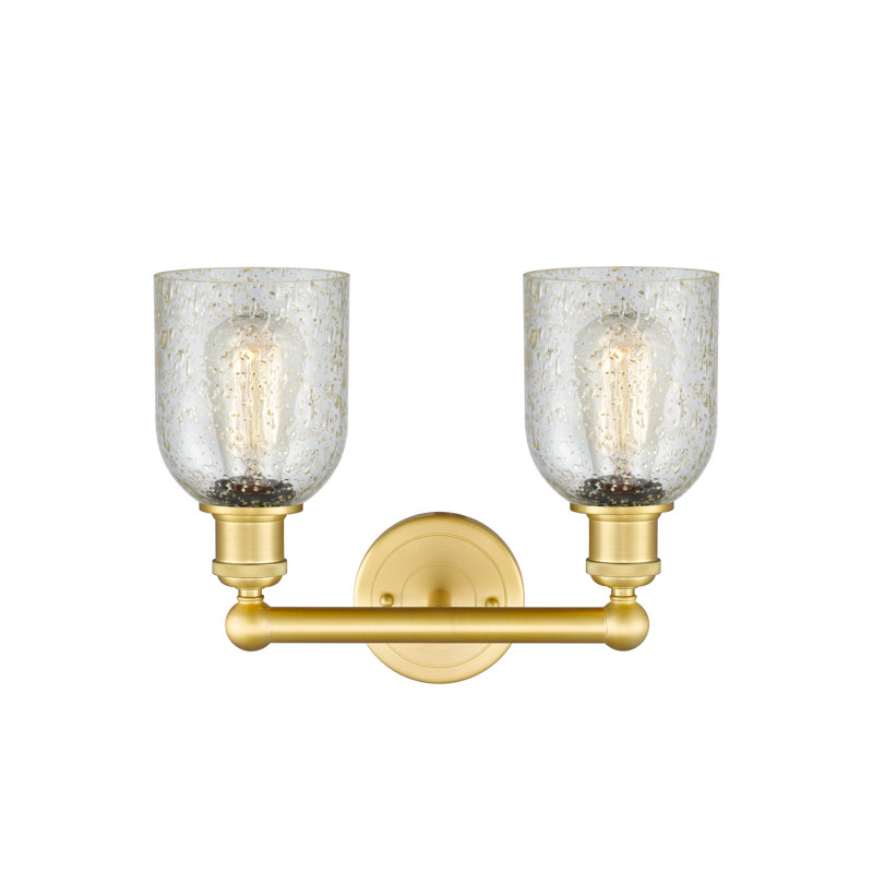 Reiko 2 - Light Dimmable Vanity Light, Mica, Satin Gold