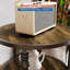Table de bout ronde à 3 niveaux avec tablettes de rangement - Petite table d'appoint - Structure en métal, peu encombrante - parfaite pour le salon, la chambre à coucher, la table de chevet, la table basse - Chêne foncé