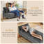4 Seater Corduroy Sofa & Chaise-1353055271