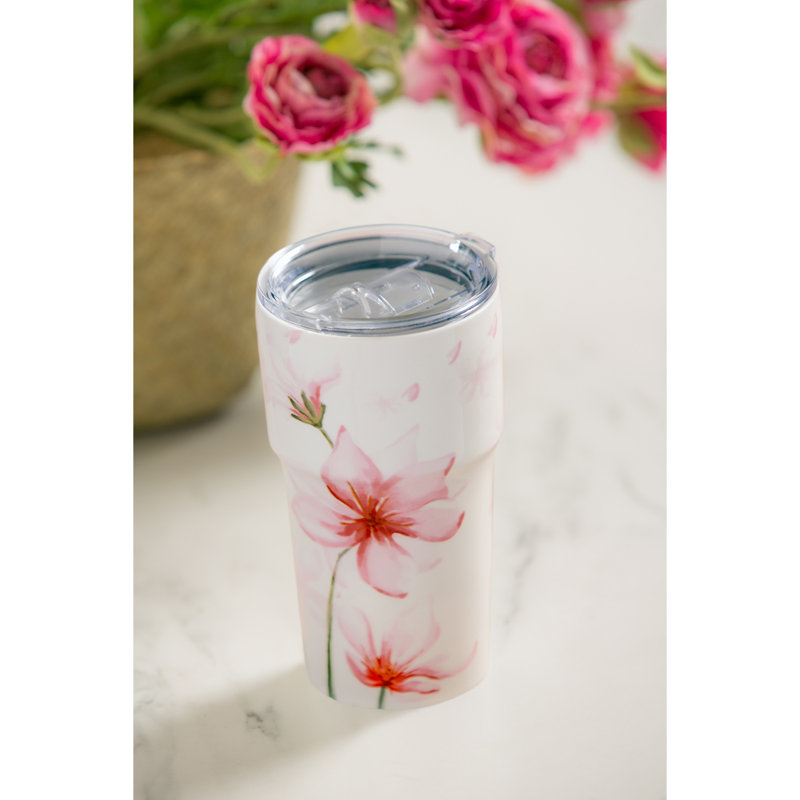 Culbuteur de voyage 13 onces rose bloosom