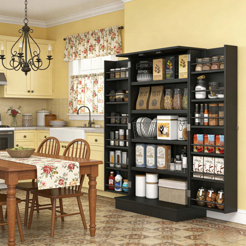 Kitchen Cabinet with Spice Racks