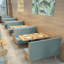 Banc rembourré en similicuir-101656047