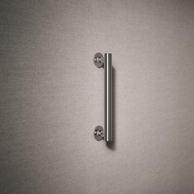 Purist Grab Bar, Vibrant Titanium, 12"W