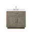 Ensemble de meuble-lavabo simple avec comptoir en quartz et robinet