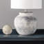 Lampe de table 22 po grise