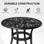 Table d'appoint en aluminium thermolaqué Reinna-111630938