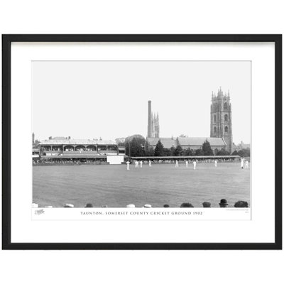 Taunton, Somerset County Cricket Ground 1902 - Single Picture Frame Print