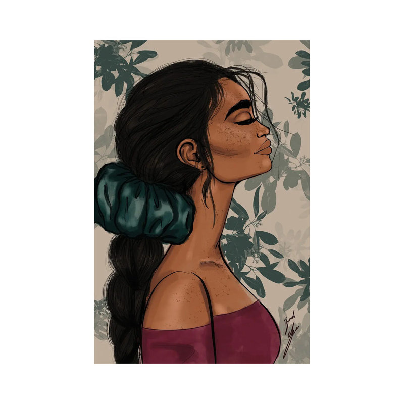Evergreen by Brooke Ashley - Wrapped Canvas Painting, 20.32 cm H x 30.48 cm W