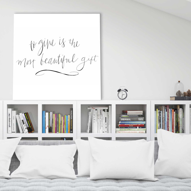 «Most Beautiful Gift (Square)» par SD graphiques Studio Print, Toile tendue, H 18 po x l 18 po x P 1 po