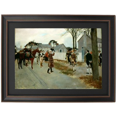 The Meeting Of Greene And Gates At Charlotte By Howard Pyle